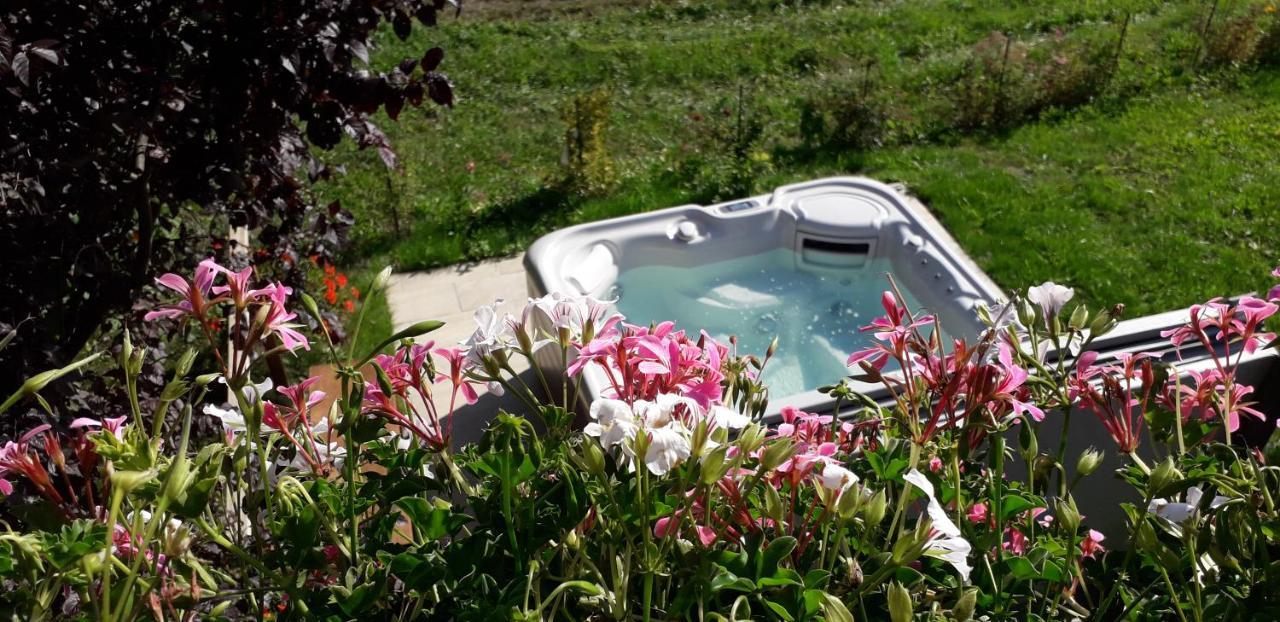 A4 Km De Megeve Tres Joli Studio Avec Jacuzzi ,Vue Sur Les Montagnes Au Calme Praz-sur-Arly Ngoại thất bức ảnh